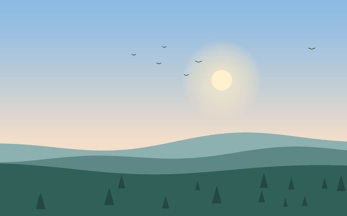 Landschaftsillustration