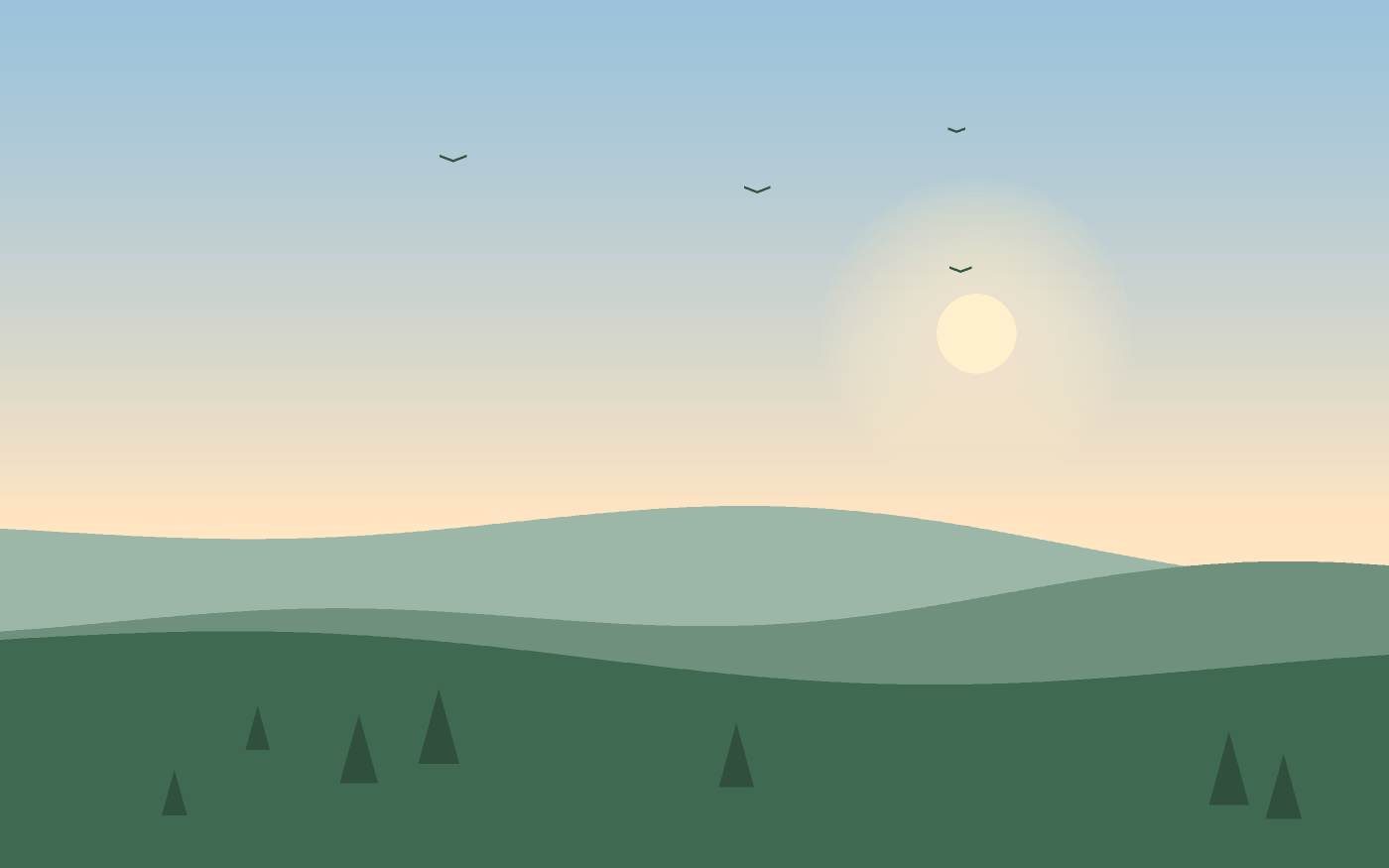 Landschapsillustratie