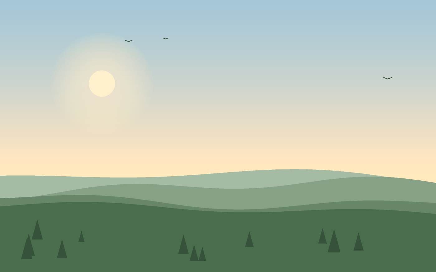 Landschapsillustratie