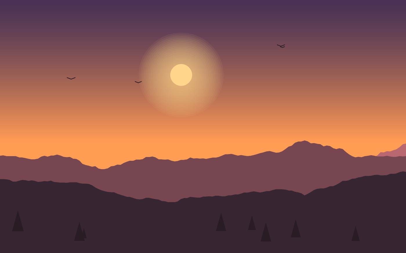 Landschaftsillustration