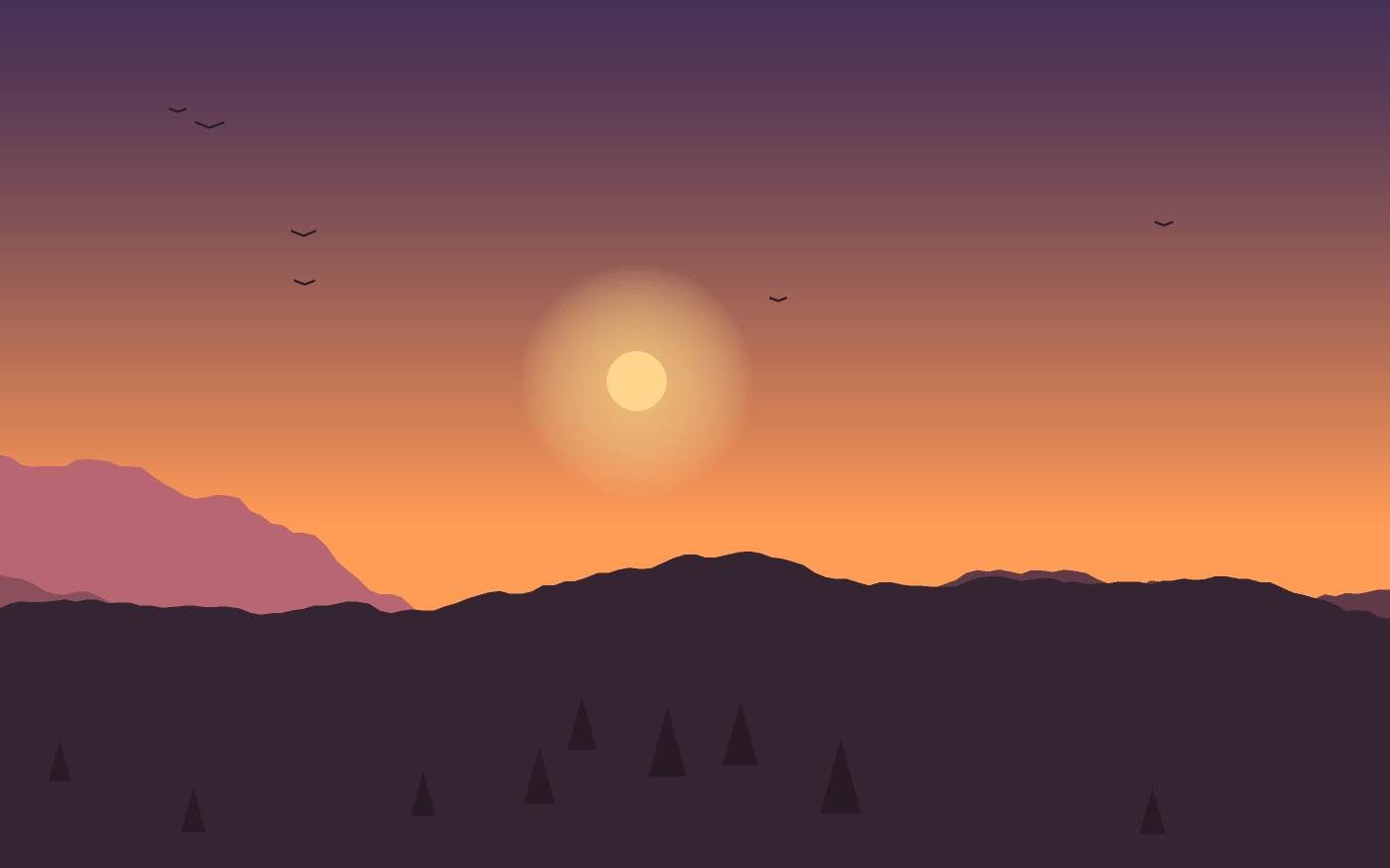 Landschaftsillustration