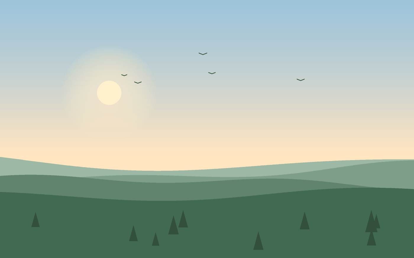 Landschaftsillustration