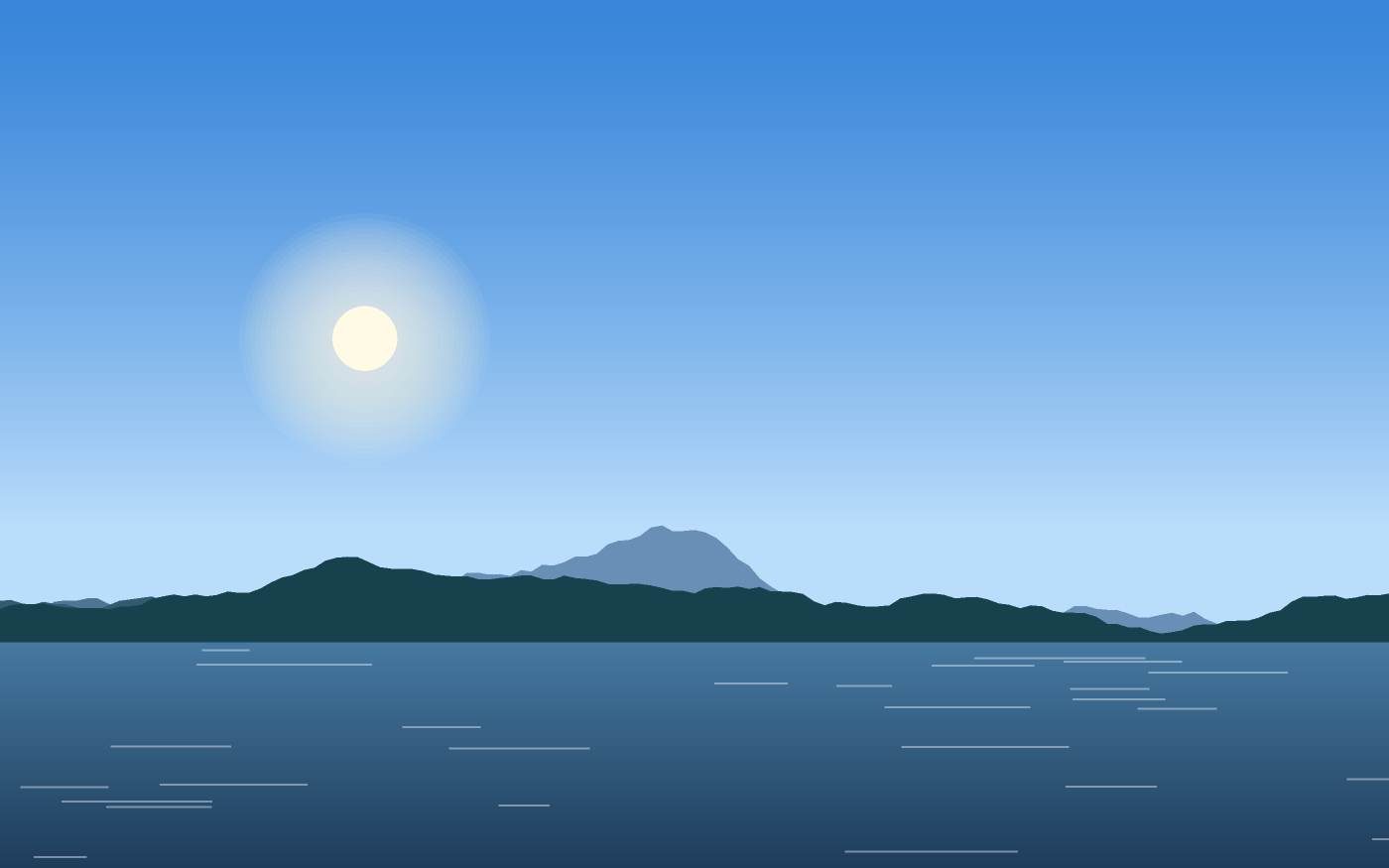 Ilustración de un paisaje