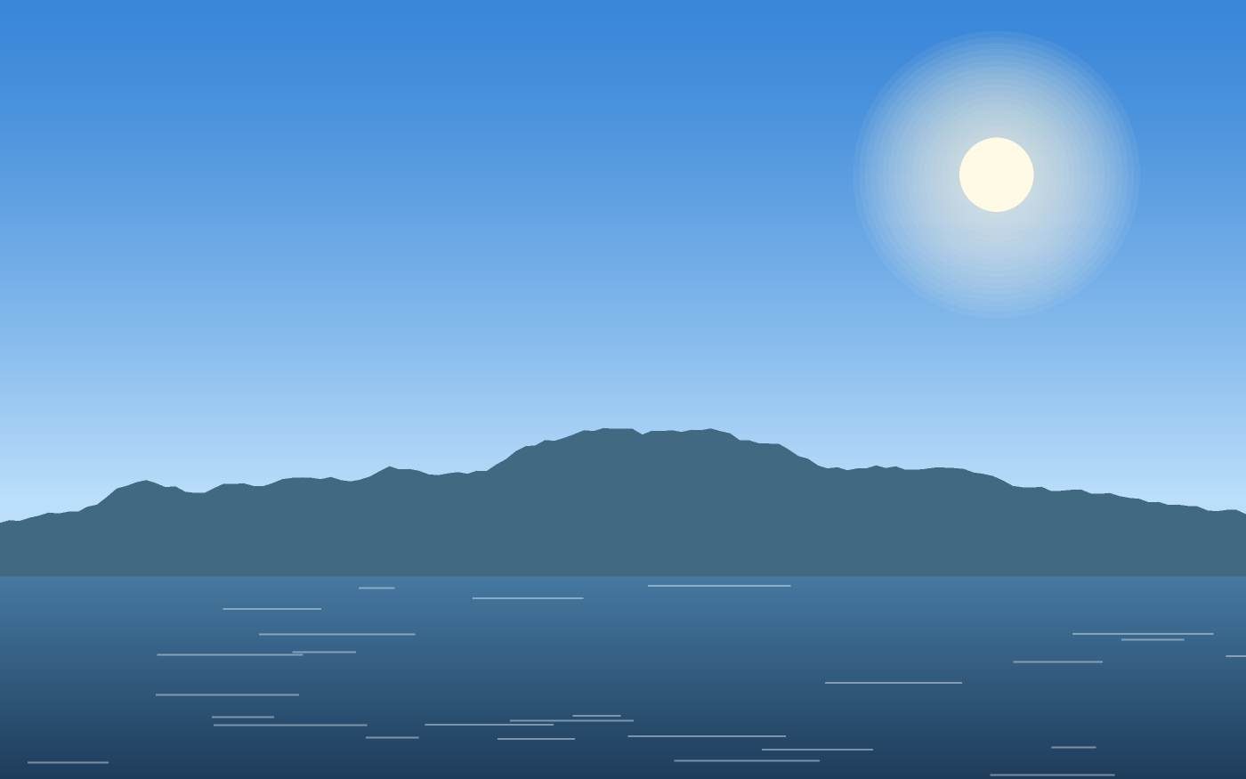 Illustrazione di un paesaggio