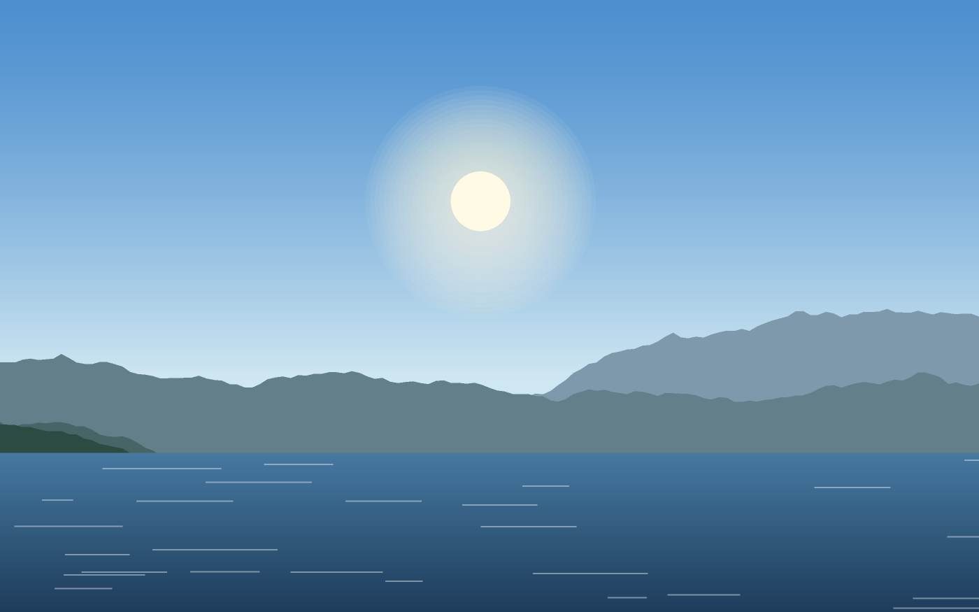 Landschapsillustratie
