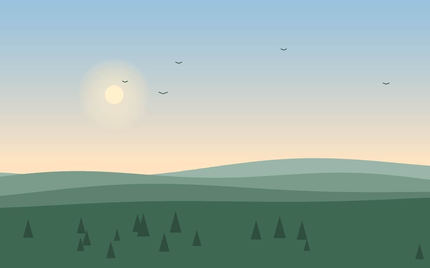 Ilustracja krajobrazu